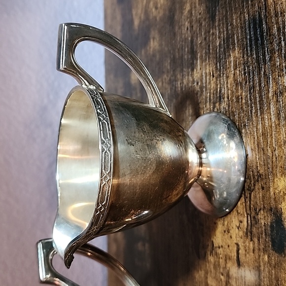 Vintage Benedict Art Deco style      Cream and Sugar Bowl - Picture 9 of 9